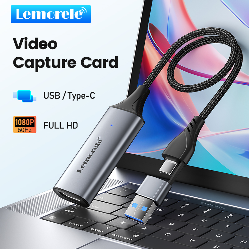 Pc Gaming Game - Tarjeta de captura de vídeo Lemorele