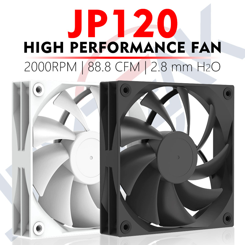 Pc Gaming Case - JUMPEAK JP120 ventilador de 120mm 2000RPM
