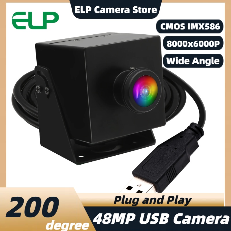 Webcam 4K - Cámara USB ELP 48MP 8K Ultra