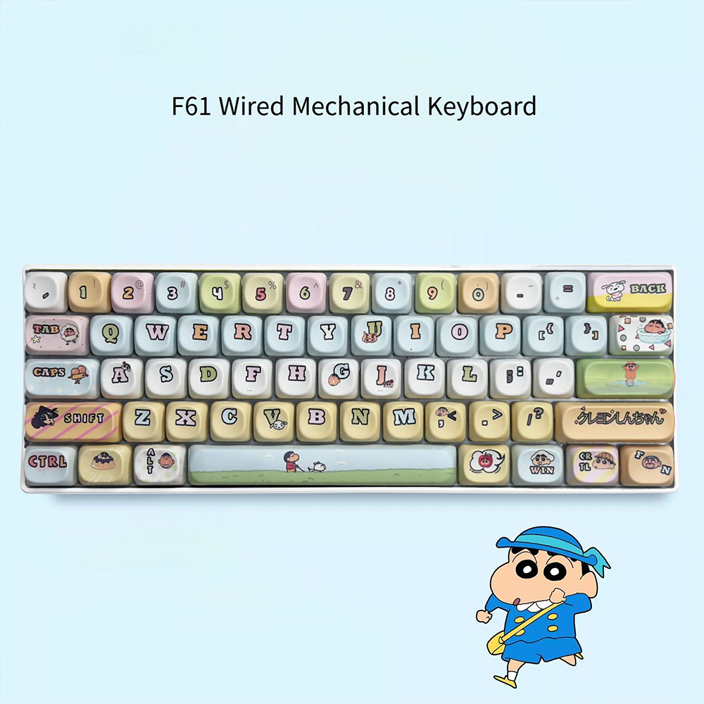 Japan Pc Gaming - Teclado Mecánico Crayon Shin-Chan de 61