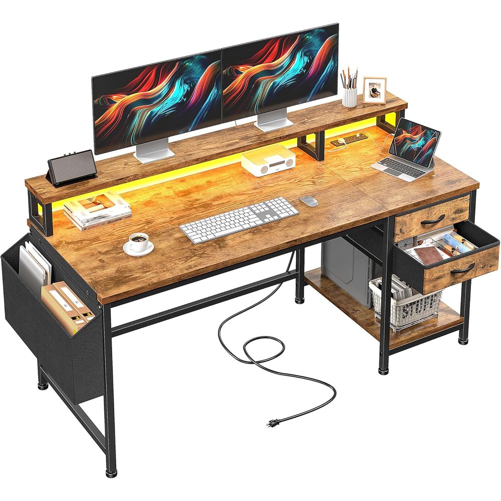 Rgb Light Strip - Escritorio Compacto para Juegos de 48