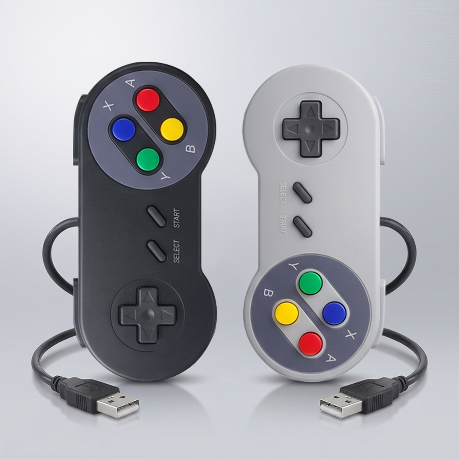Pc Gaming Second - Mando de Juego USB, Joystick Retro