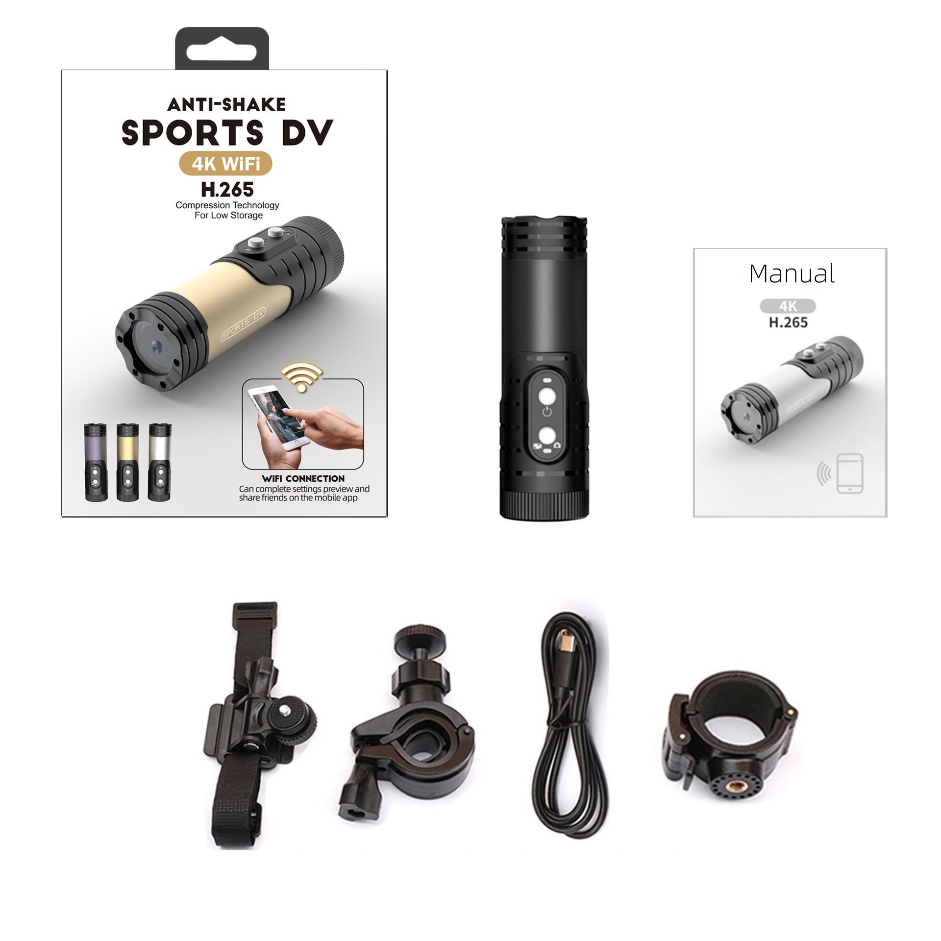 Webcam 4K - Mini cámara deportiva 4K DV, cámara