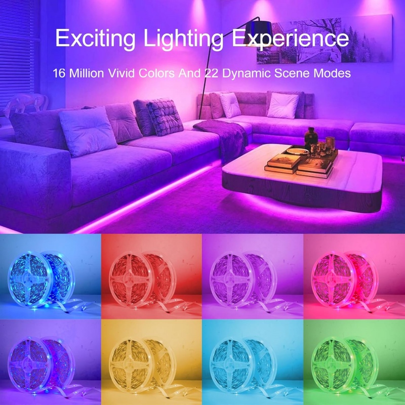 Tira de Luces LED USB de 5V CC - Rgb Light Strip reseña y precio