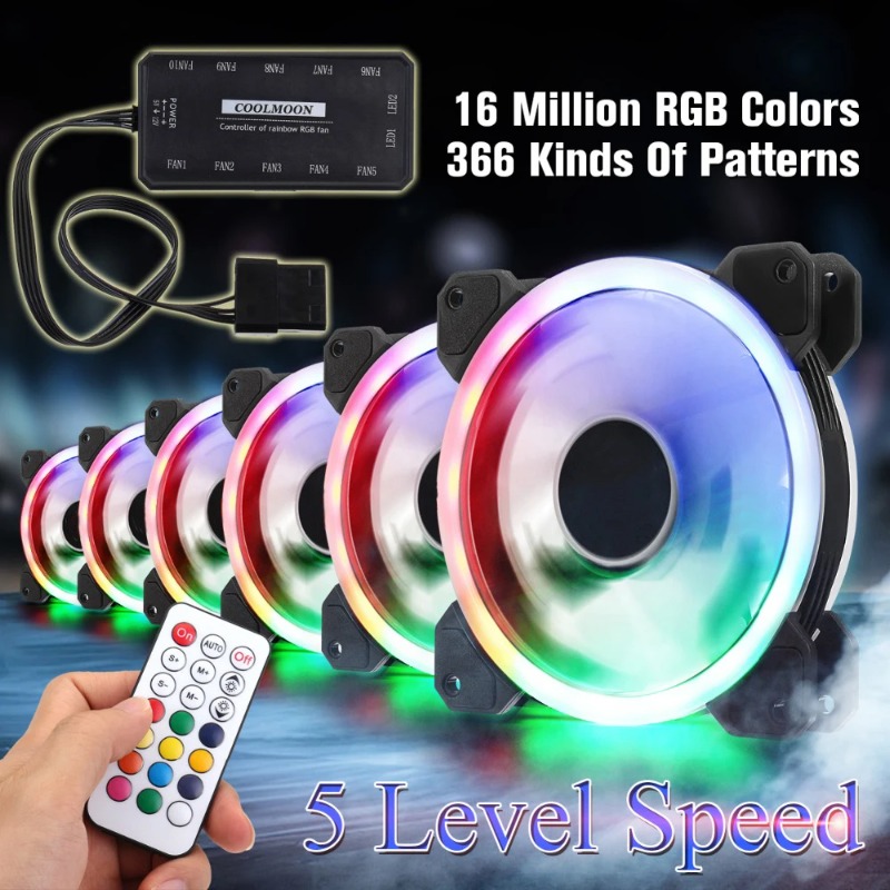 Ventilador de PC RGB Silencios - Pc Gaming Case reseña y precio