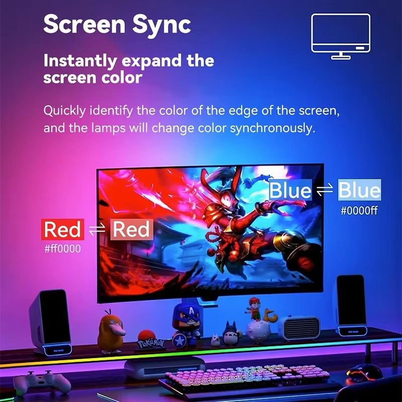 Tira de Luces RGB para Juegos, - Rgb Light Strip reseña y precio