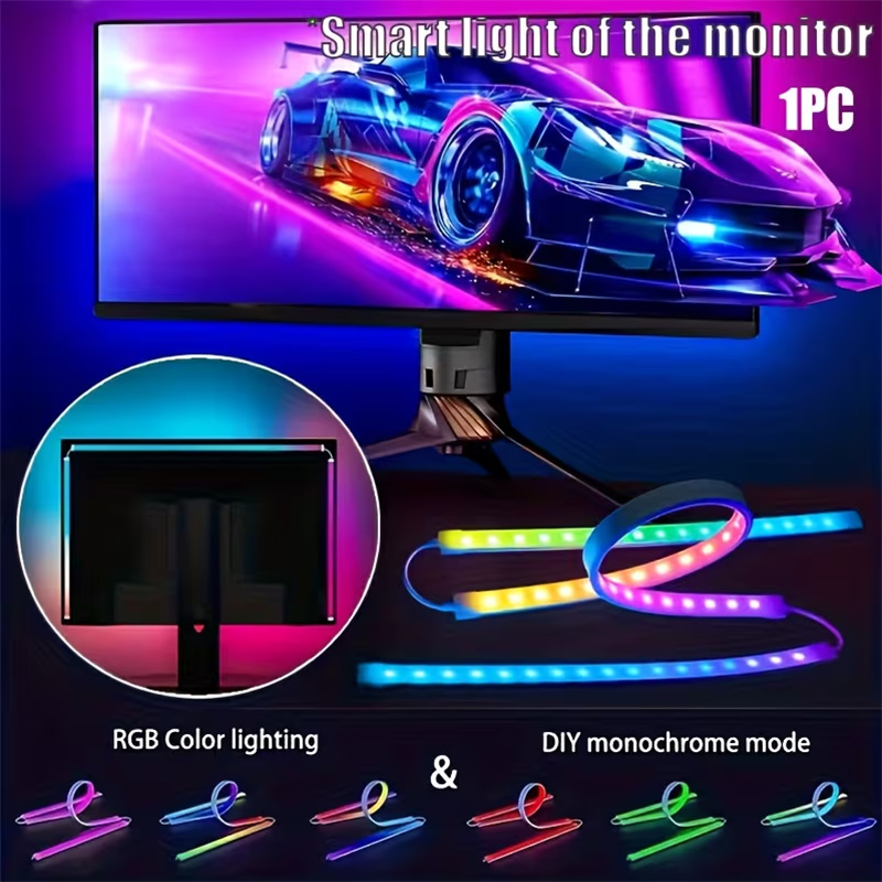 Tira de Luces RGB para Juegos, - Pc Gaming Game reseña y precio