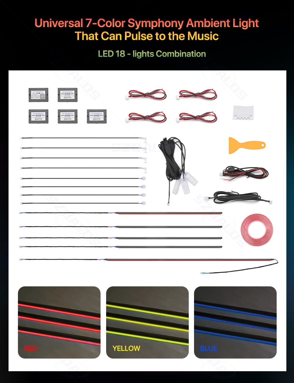 Kit de Luces Ambientales para  - Rgb Light Strip reseña y precio