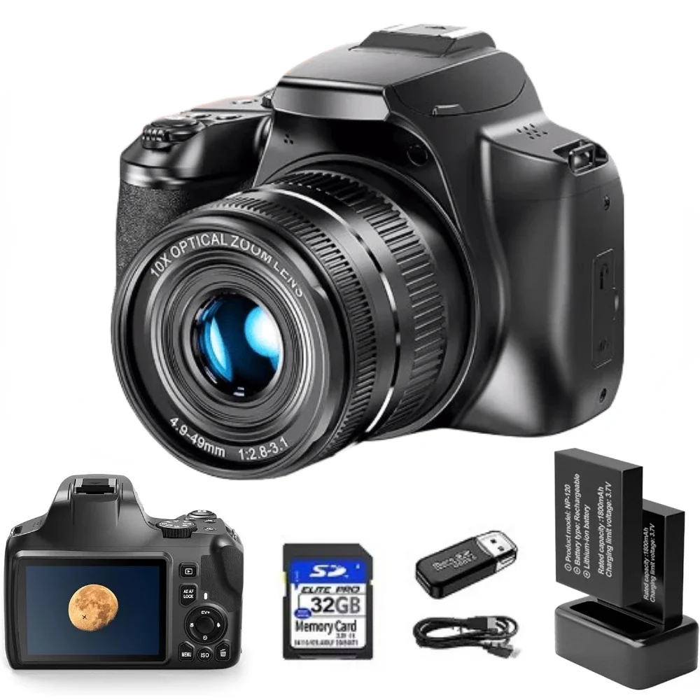 Cámara Digital 4K para fotogra - Webcam 4K reseña y precio