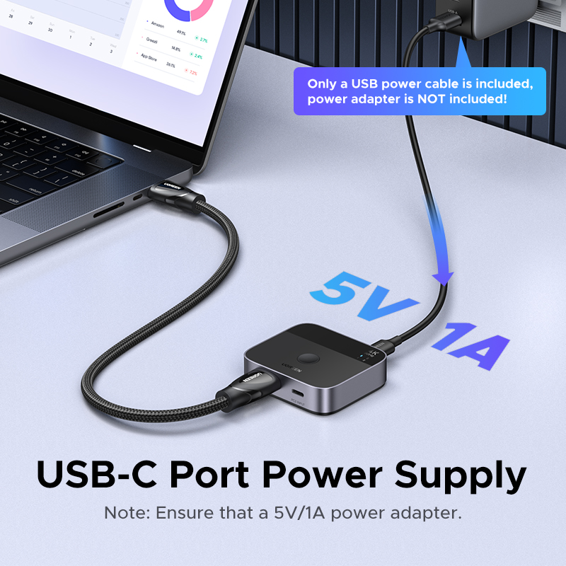 UGREEN HDMI USB C Switch 2 en  - Pc Gaming Second reseña y precio