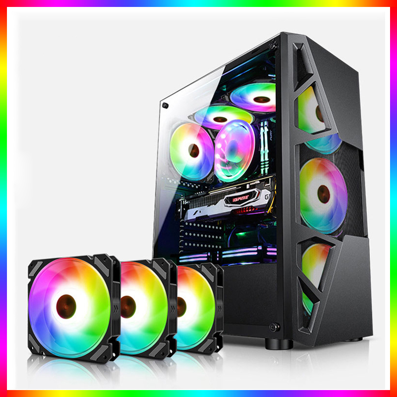 Ventilador de caja ARGB de 120 - Pc Gaming Case reseña y precio
