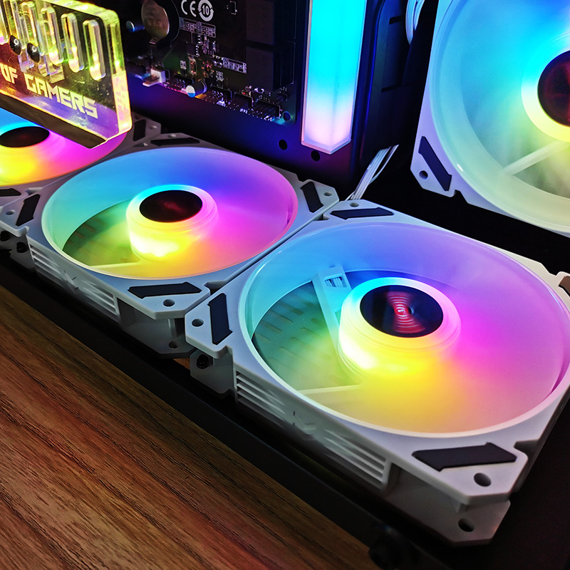 Ventilador de caja ARGB de 120 - Pc Gaming Case reseña y precio