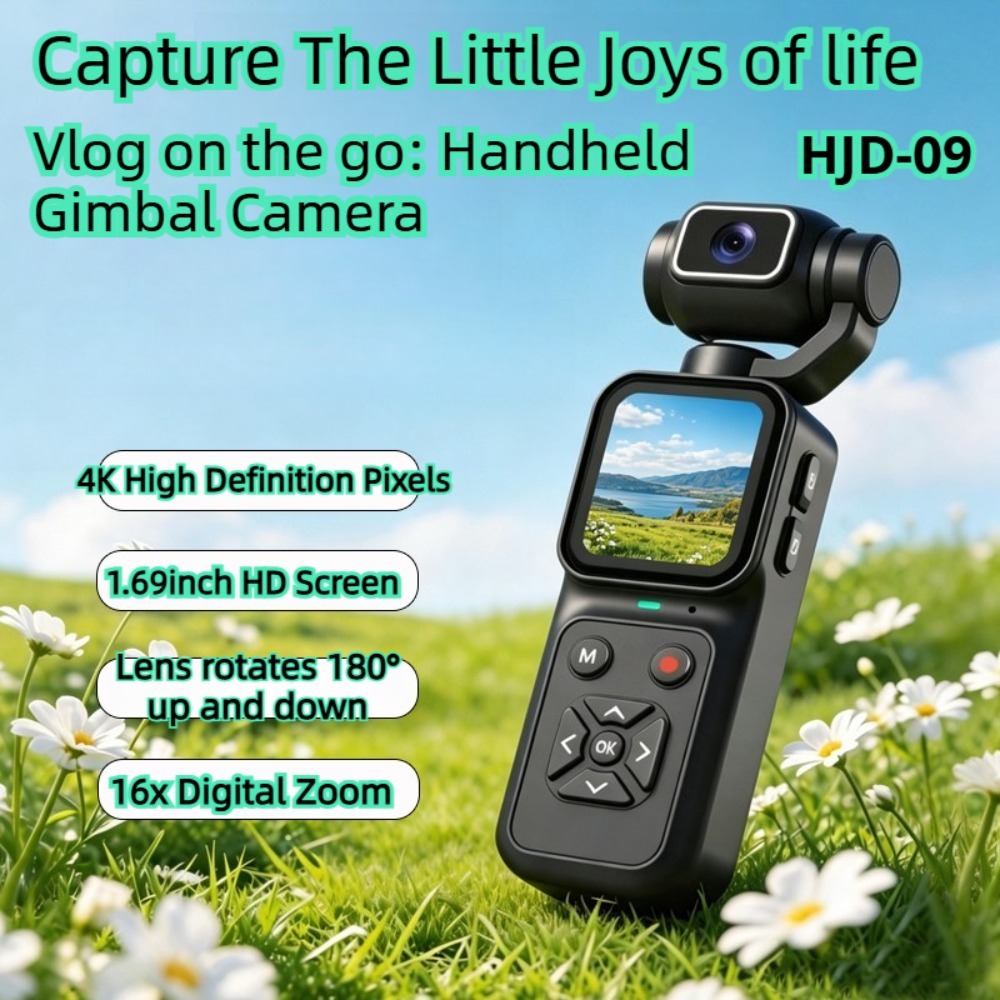 Cámara de Vlogging HJD-09 4K 1 - Webcam 4K reseña y precio