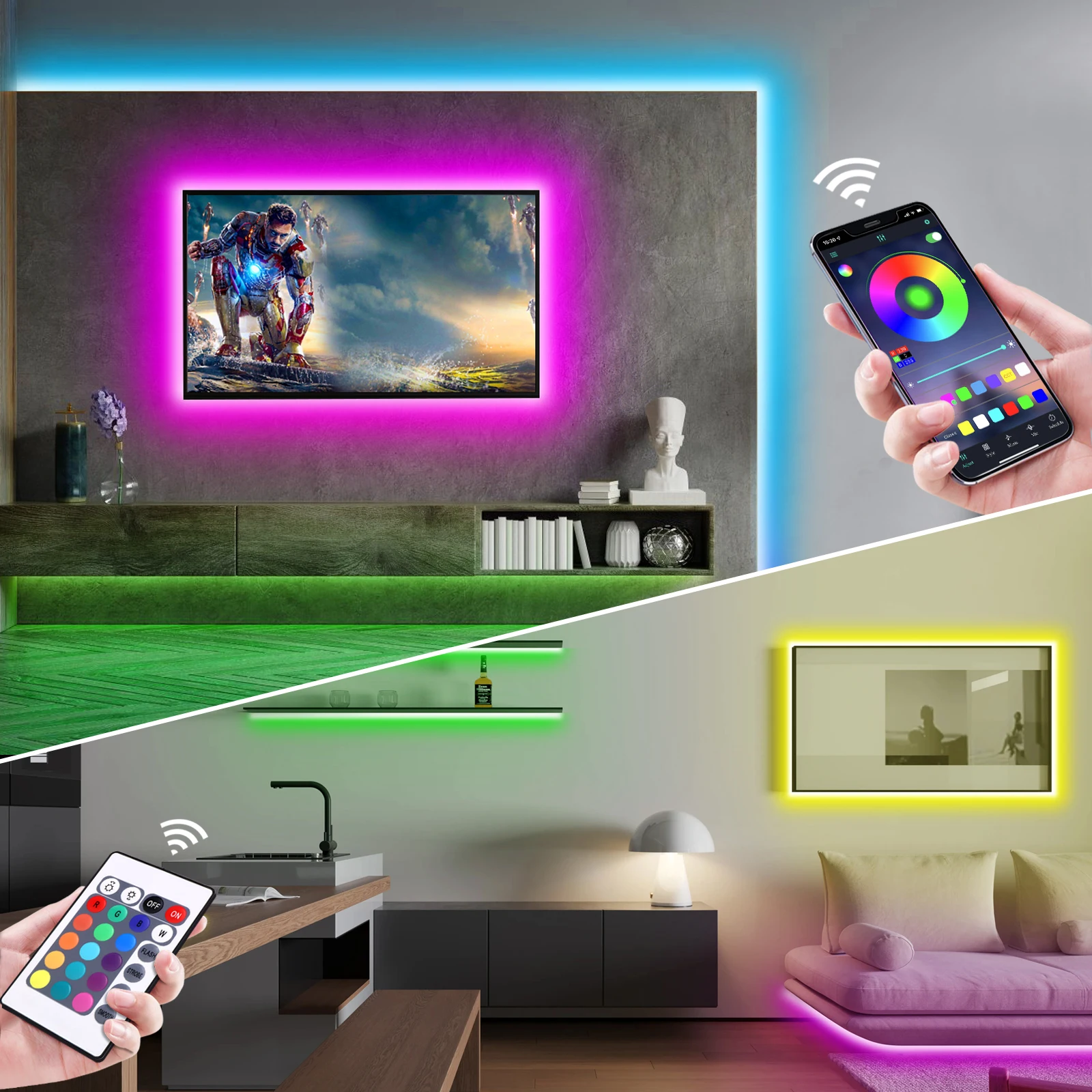 Tira de luces LED de neón RGB  - Rgb Light Strip reseña y precio