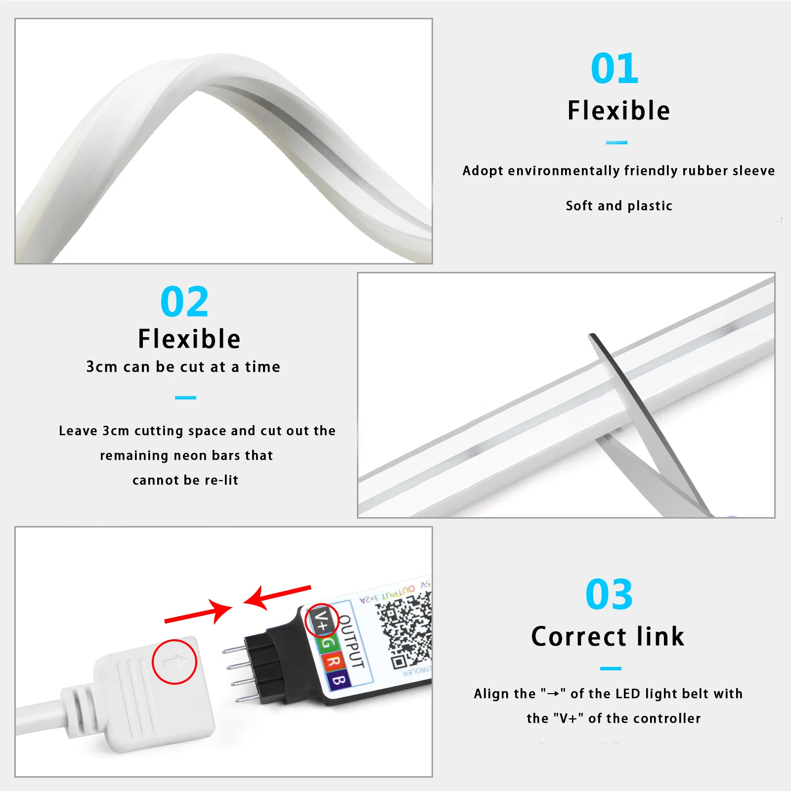 Tira de luces LED de neón RGB  - Rgb Light Strip reseña y precio
